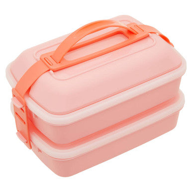Grub Tub Pink Lunch Box With Cutlery