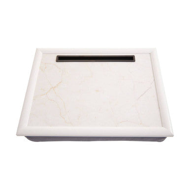 Portada Ecru Marble Lap Tray With Ipad Holder