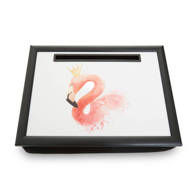 Portada Queen Flamingo Lap Tray With Ipad Holder
