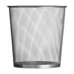 Den Small Matt Silver Mesh Waste Paper Basket