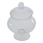 Olivia Clear Glass Candy Small Storage Jar