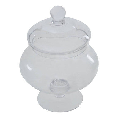 Olivia Clear Glass Candy Small Storage Jar