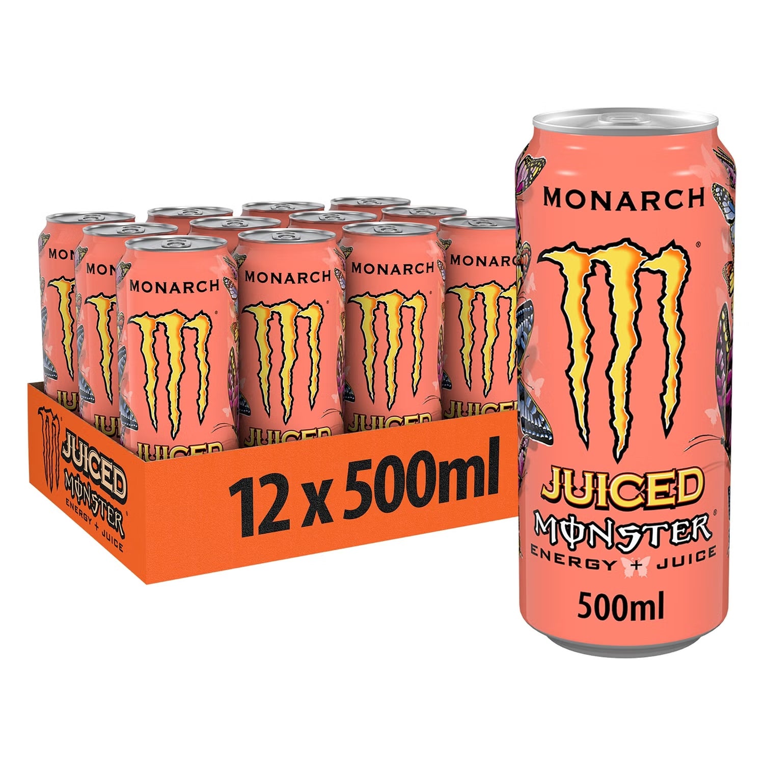 Monster Energy Drink - Monarch 12 x 500ml Drinks Partner