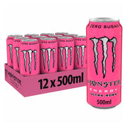 Monster Energy Drink - Ultra Rosa 12 x 500ml Drinks Partner