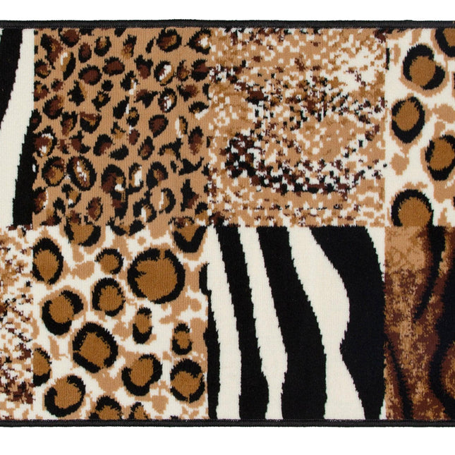 Safari Print Stair Runner / Kitchen Mat - Texas (Custom Sizes Available)-5056150269502-Bargainia.com