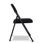Chaise de bureau pliante en tissu - Gris