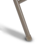 Folding Fabric Office Dining Chair - Grey / Beige