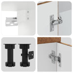 14 Piece Kitchen Cabinet Set Kalmar Old Wood Engineered Wood - Bargainia.com - 