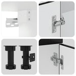 14 Piece Kitchen Cabinet Set Porto Black Engineered Wood - Bargainia.com - 