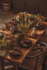 Set Of Four Brass Finish Napkin Rings