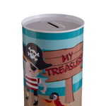 Pirate Round Money Tin