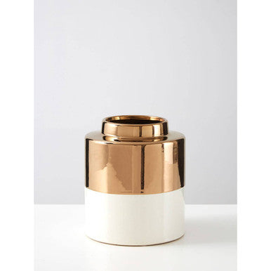 Stellar Small Metallic Vase