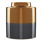 Stellar Dual Tone Small Metallic Finish Vase