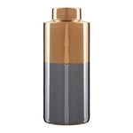Stellar Grey Large Metallic Vase