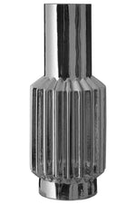 Onice Silver Large Glass Vase