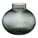 Nullah Large Smoked Grey Glass Vase