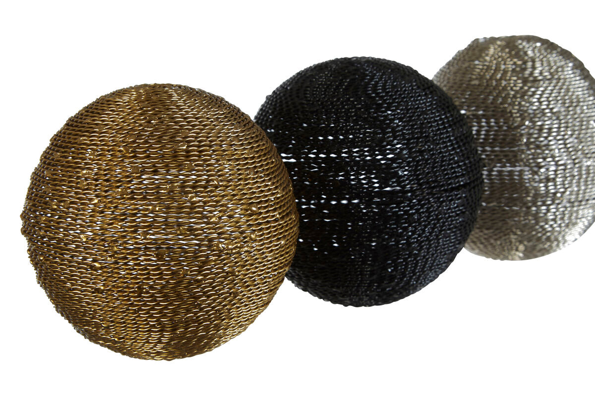 Hege Set Of 3 Large Decorative Balls