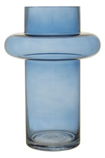 Cabrina Large Blue Glass Vase