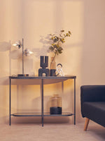 Cova Smoked Glass Bottle Vase