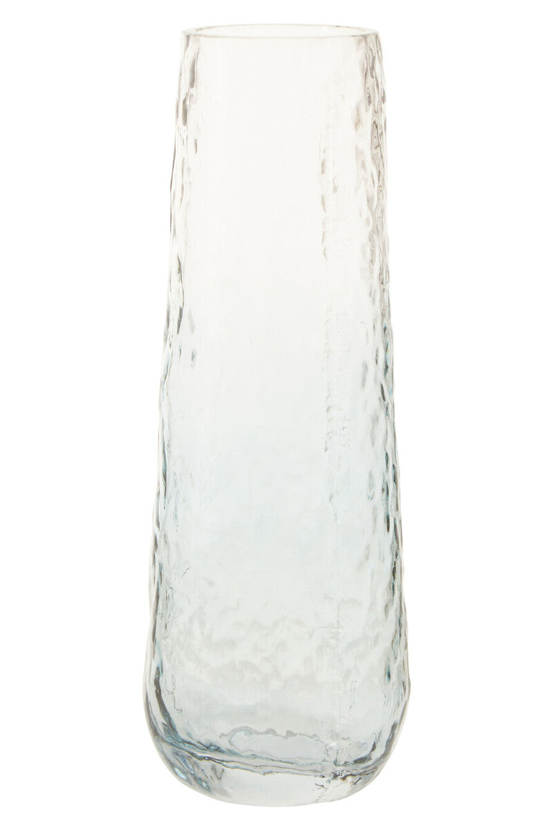Brock Large Blue Ombre Glass Vase