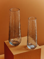 Brock Large Blue Ombre Glass Vase