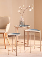 Brock Large Blue Ombre Glass Vase