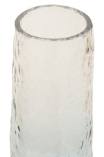 Brock Large Blue Ombre Glass Vase