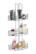 Dara 3 Tier Chrome Bathroom Organiser