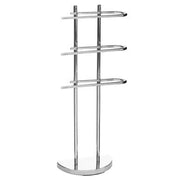Chrome Finish Three Arm Towel Stand