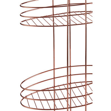 Dara 3 Tier Copper Plated Storage Rack
