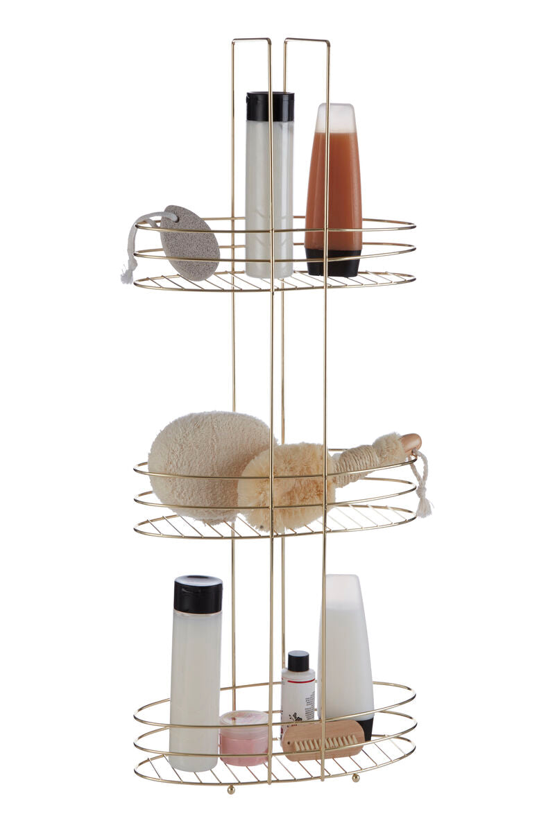 Dara 3 Tier Gold Plated Storage Rack