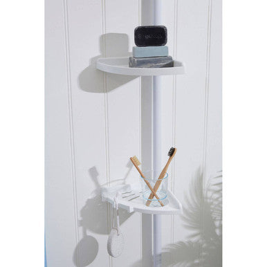 Linnea Telescopic Storage 4 Tier Corner Shelf