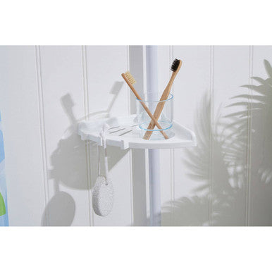 Linnea Telescopic Storage 4 Tier Corner Shelf