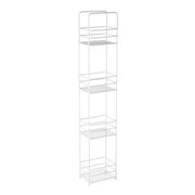 Dara Four Tier White Rectangular Storage Caddy
