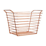 Shine Large Gold Finish Wire Basket