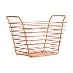 Shine Small Gold Finish Wire Basket