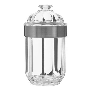Guan Medium Silver Acrylic Storage Jar