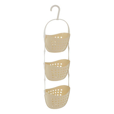 Dara 3 Tier Cream Shower Caddy