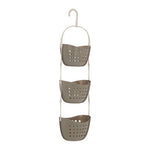 Dara 3 Tier Grey Shower Caddy