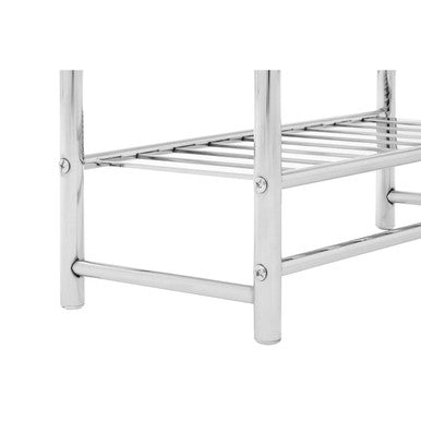 Dara Chrome 2 Tier Shelves