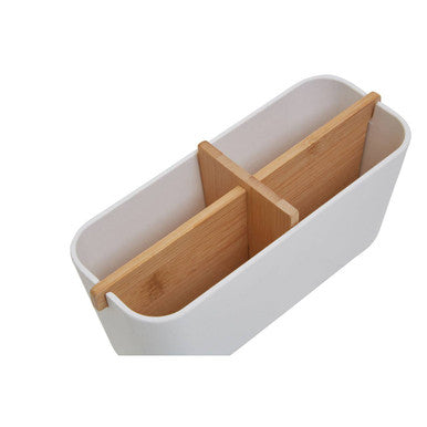 Canyon White 4 Section Organiser