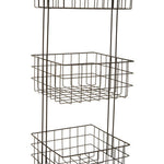 Kirby Three Tier Black Storage Caddy