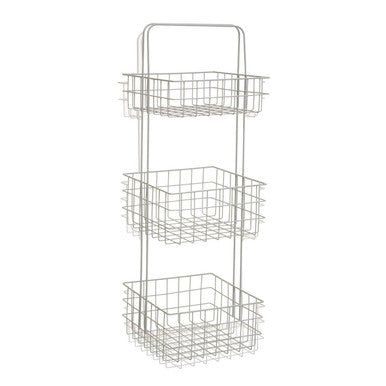 Kirby Three Tier White Storage Caddy