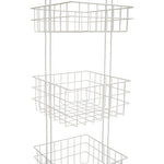 Kirby Three Tier White Storage Caddy