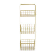 Kirby Three Tier Gold Finish Storage Caddy