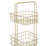 Kirby Three Tier Gold Finish Storage Caddy