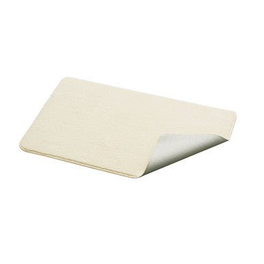 Cream Bath Mat With Latex Back