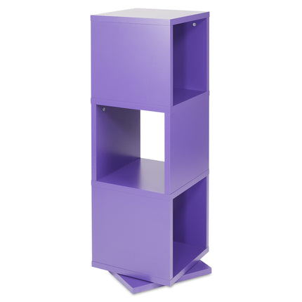 360° Rotating Storage Tower Cabinet - Purple