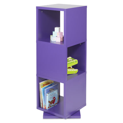 360° Rotating Storage Tower Cabinet - Purple