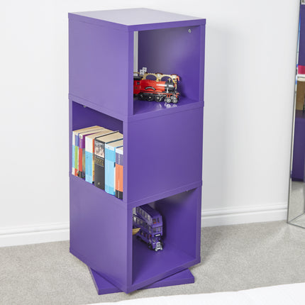 360° Rotating Storage Tower Cabinet - Purple